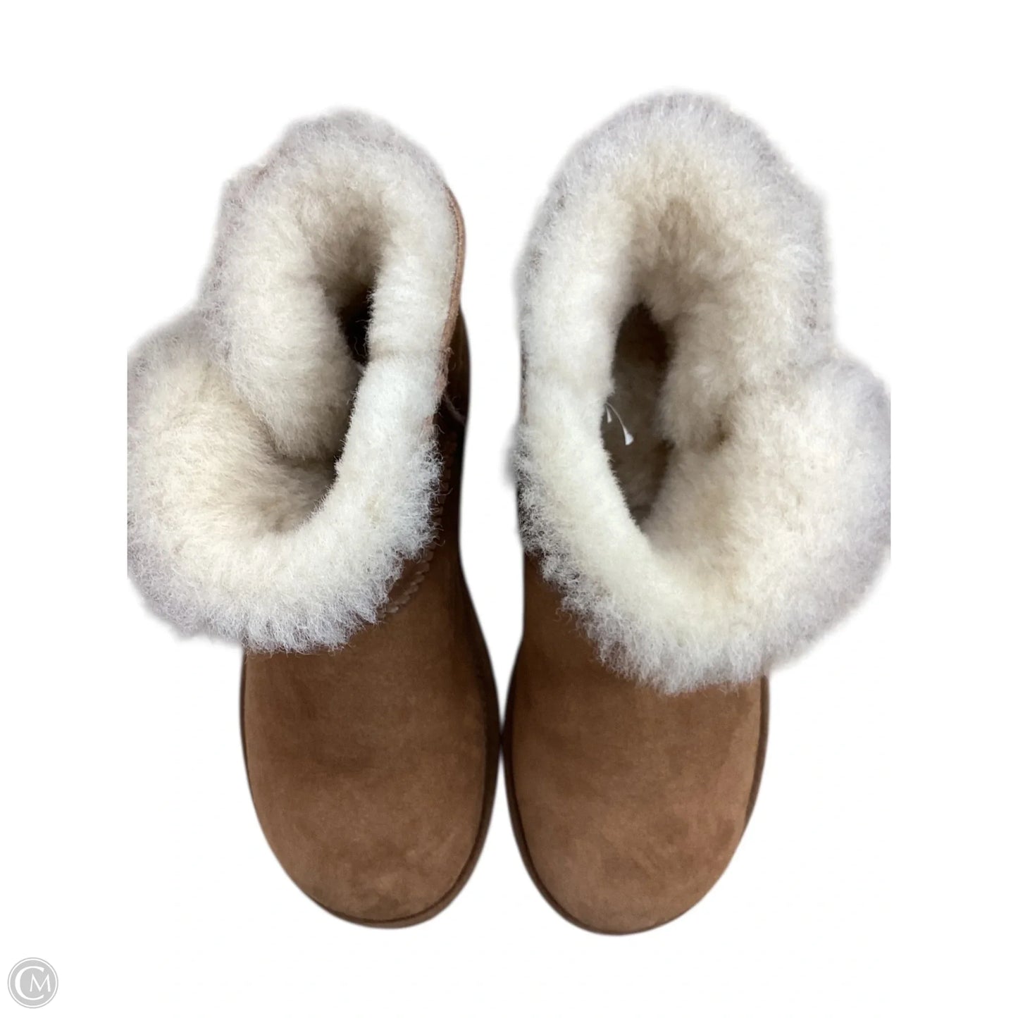 Boots Designer By Ugg In Brown, Size: 7