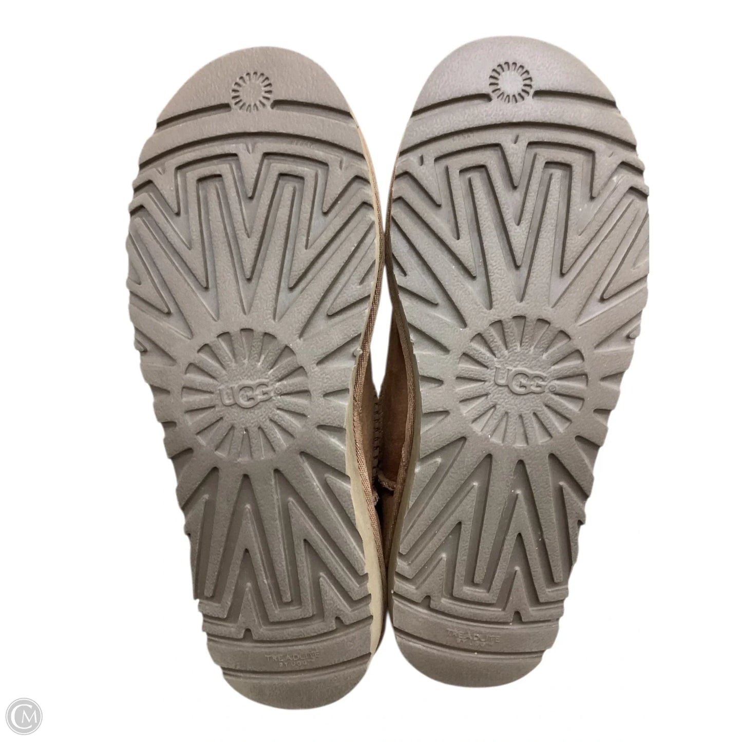 Boots Designer By Ugg In Brown, Size: 7