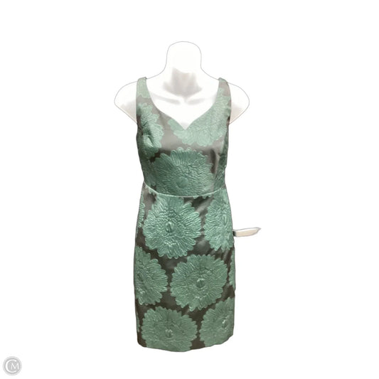 Dress Party Short By Anthropologie In Black & Green, Size: S