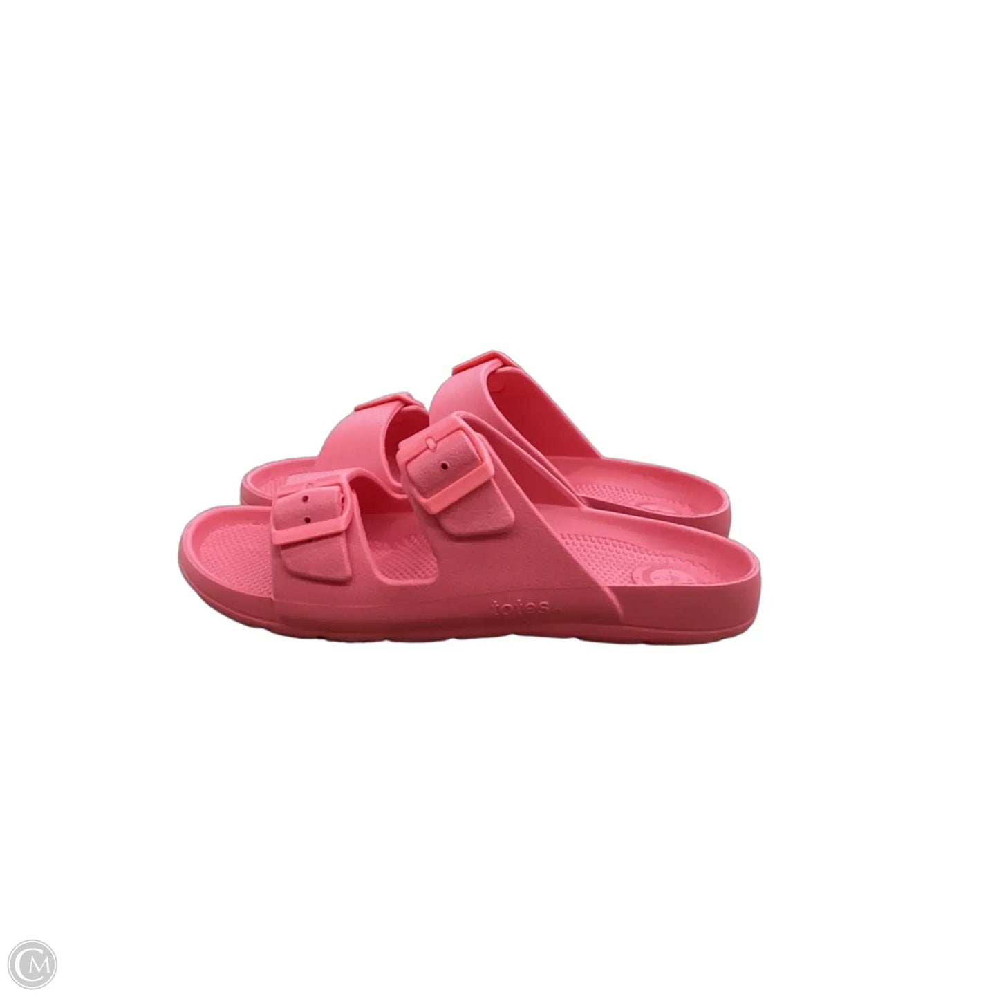 Sandals Flats By Totes In Pink, Size: 10