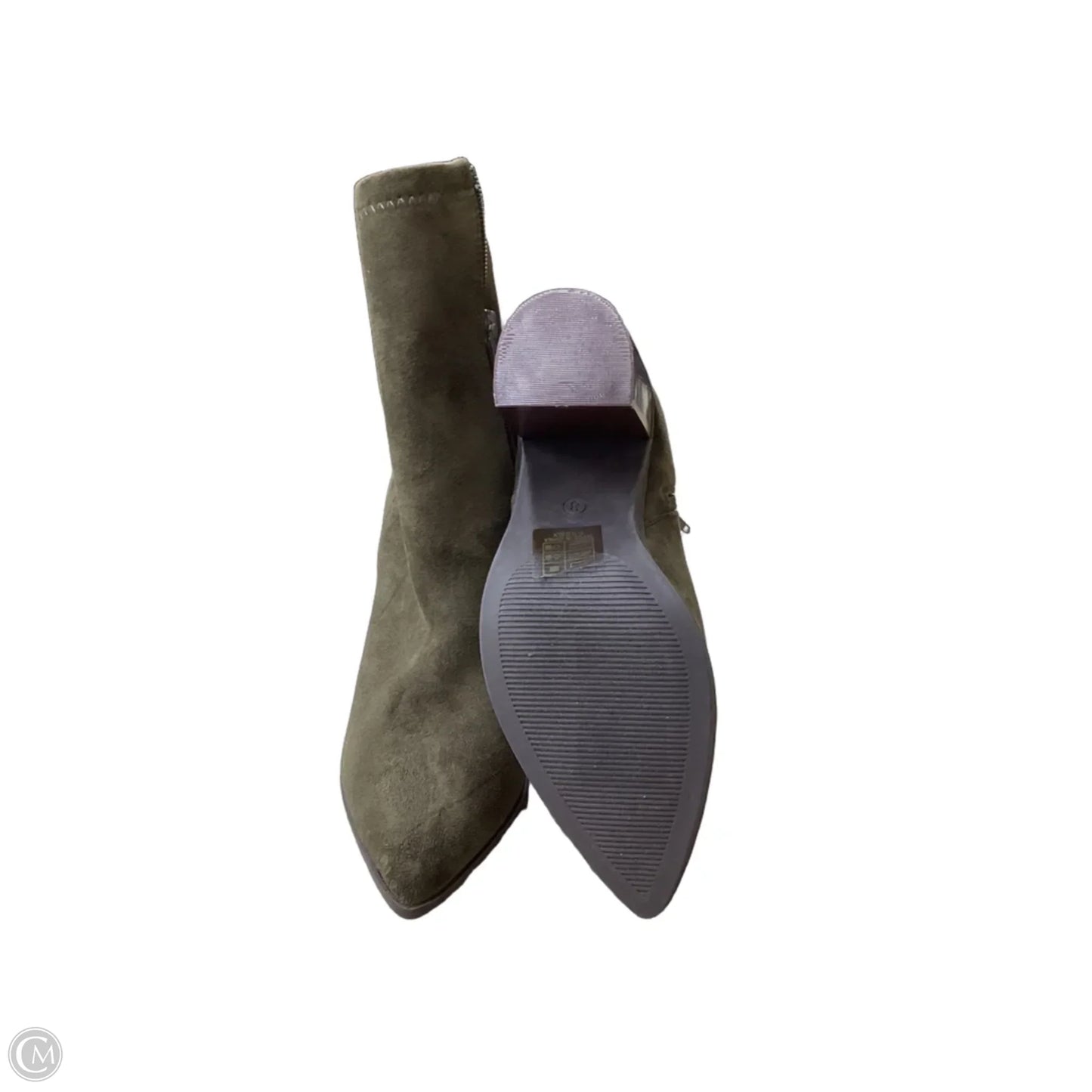 Boots Ankle Heels By Comfort Casual In Rose Gold, Size: 9