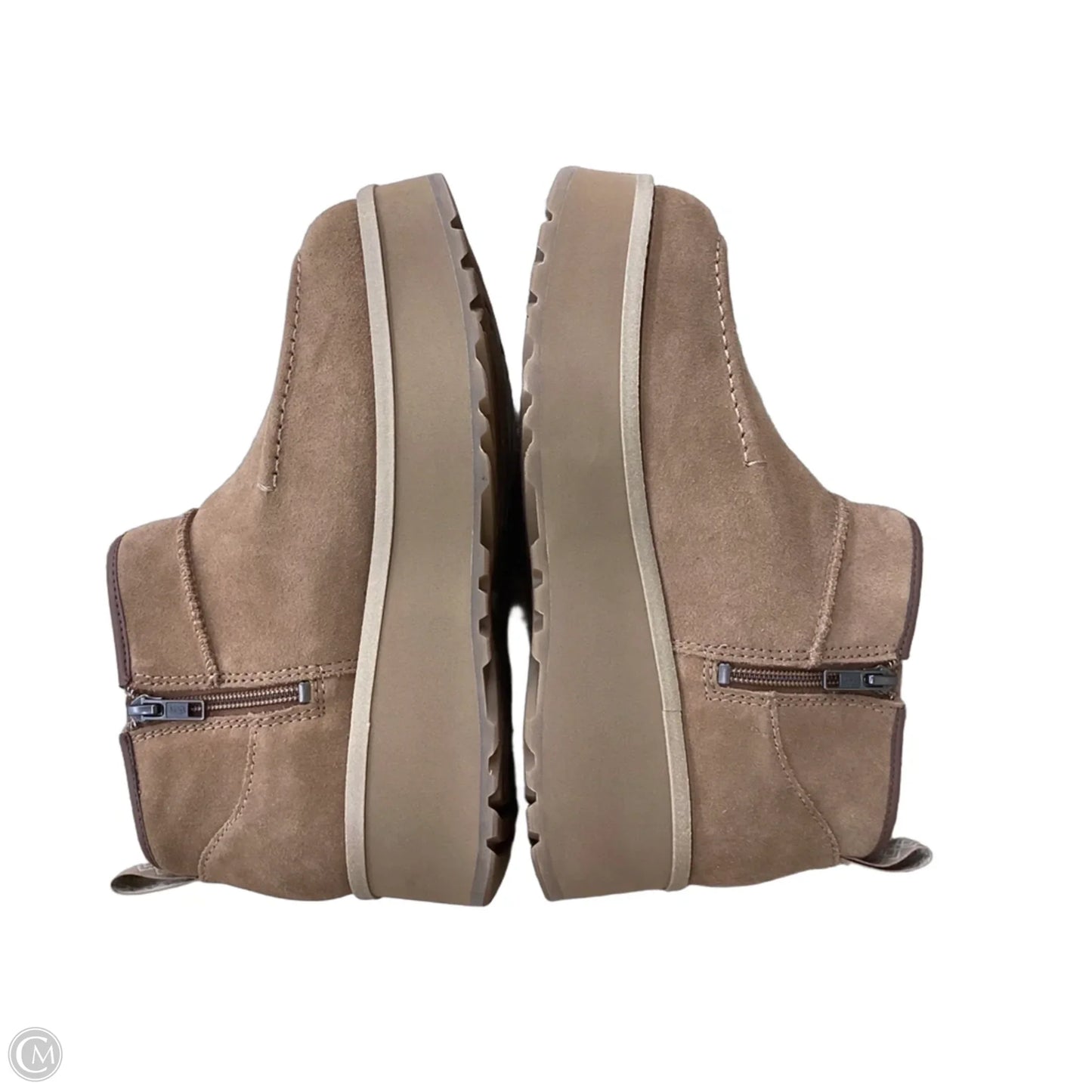 Boots Designer By Ugg In Brown, Size: 8.5