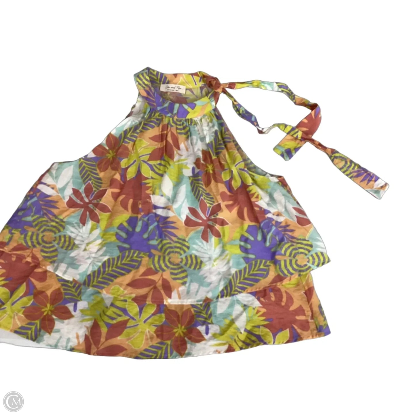 Blouse Sleeveless By Doe & Rae In Floral Print, Size: S