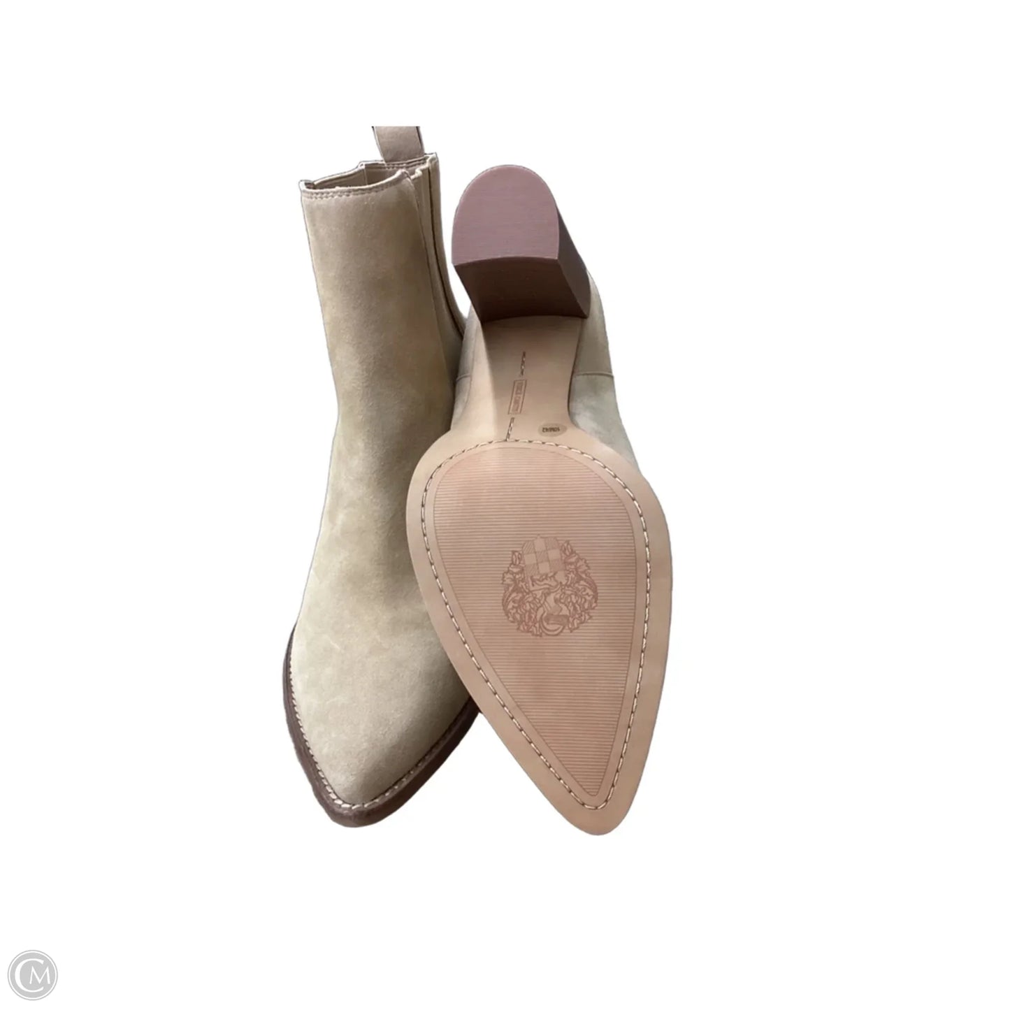 Boots Mid-calf Heels By Vince Camuto In Tan, Size: 10