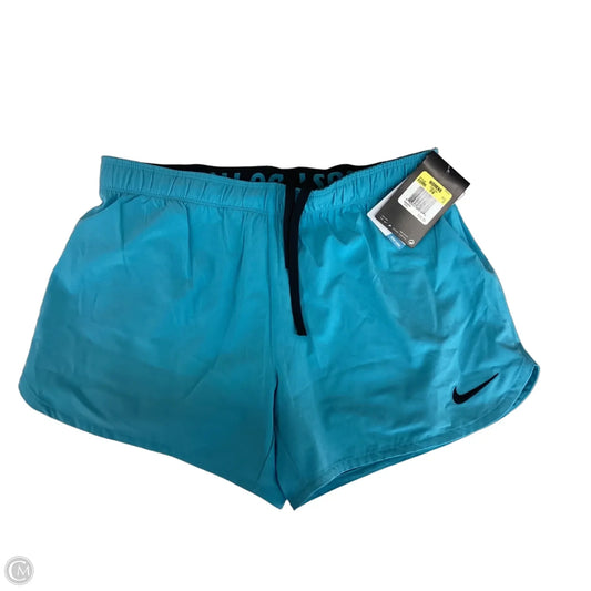 Athletic Shorts By Nike In Teal, Size: S