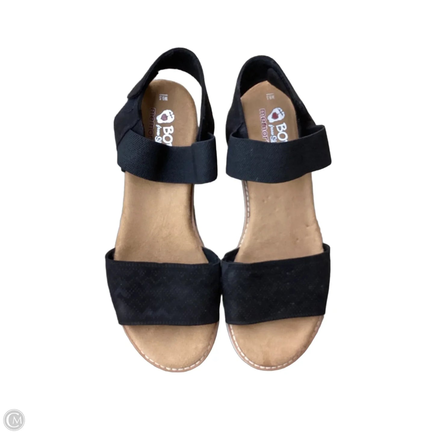 Sandals Flats By Bobs In Black, Size: 9.5