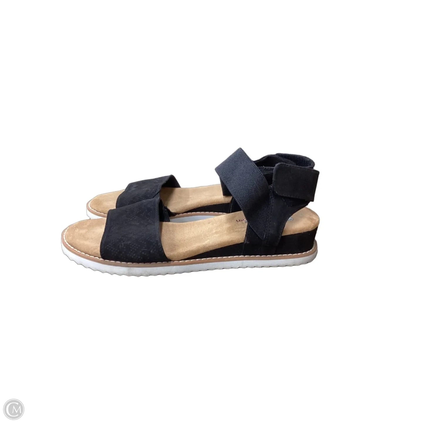 Sandals Flats By Bobs In Black, Size: 9.5
