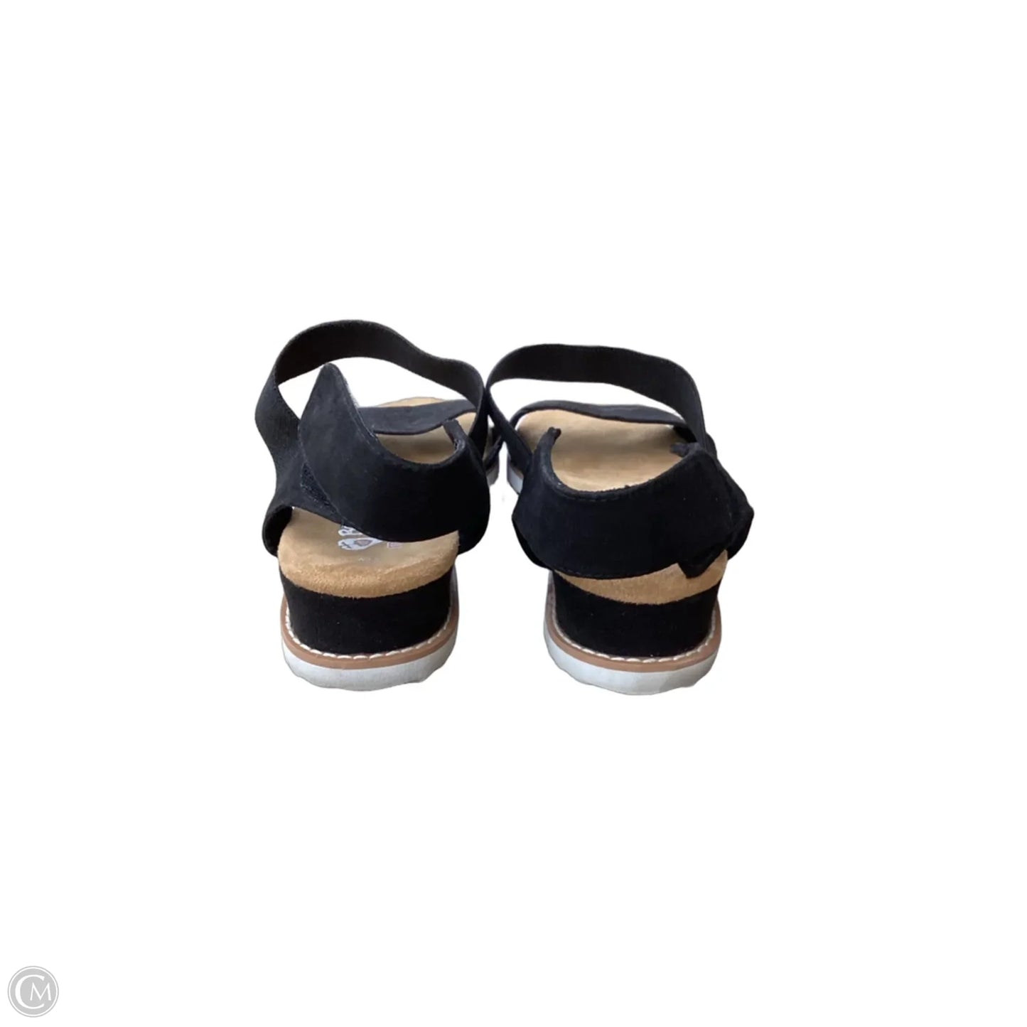 Sandals Flats By Bobs In Black, Size: 9.5