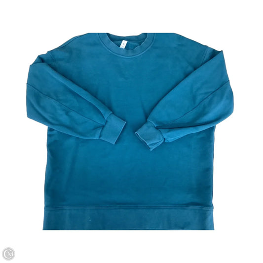 Athletic Sweatshirt Crewneck By Lululemon In Teal, Size: S