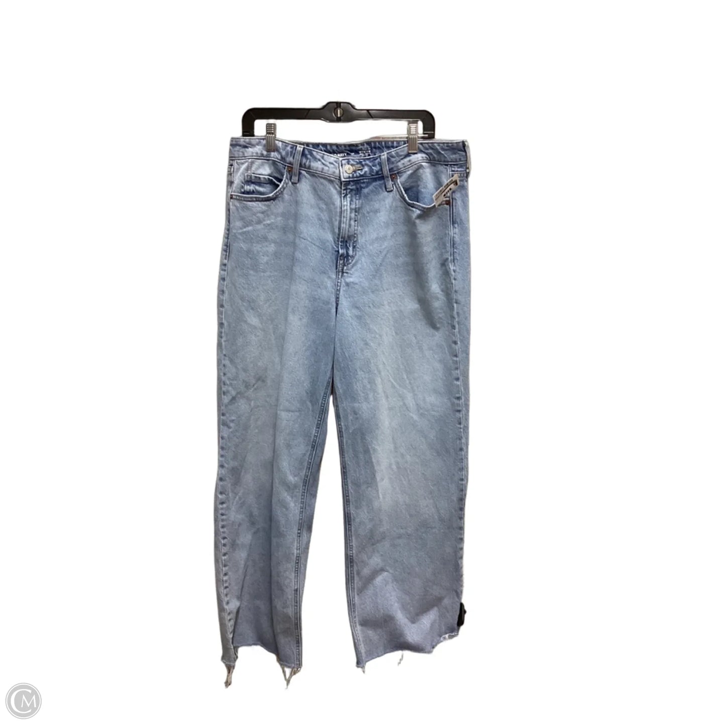 Jeans Wide Leg By Old Navy In Blue Denim, Size: 14