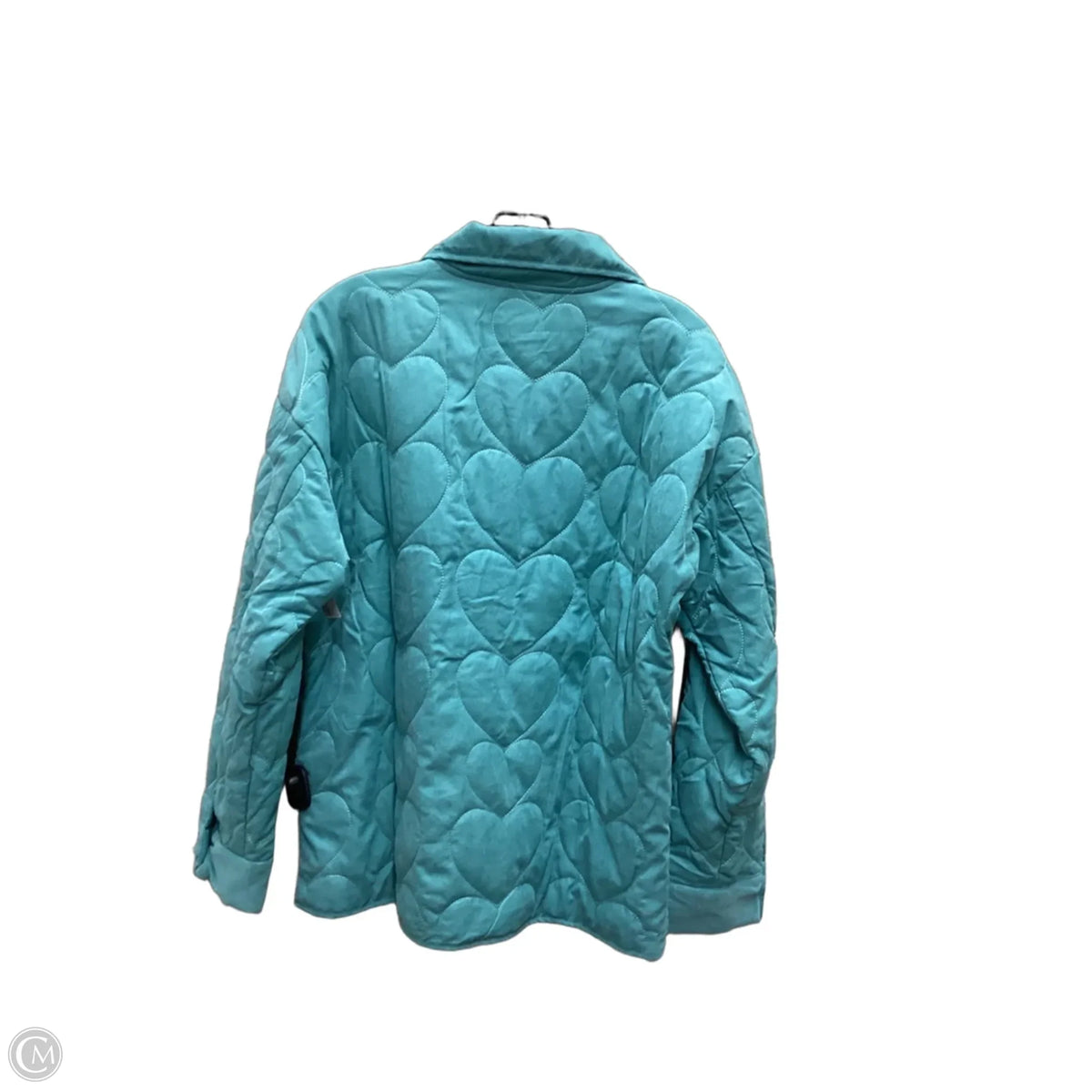Jacket Puffer & Quilted By Mystree In Green, Size: M