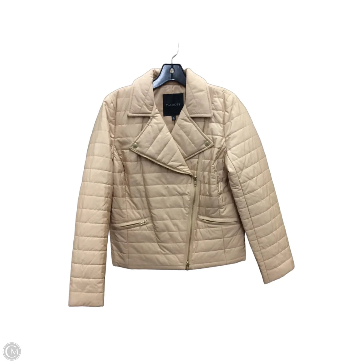 Jacket Puffer & Quilted By Talbots In Tan, Size: Xs