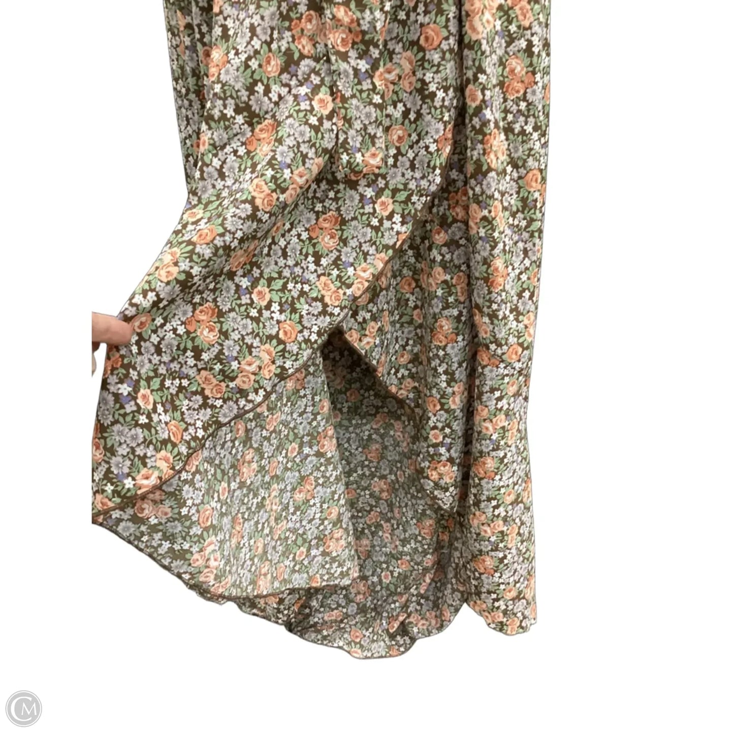 Dress Party Long By Clothes Mentor In Floral Print, Size: 2x