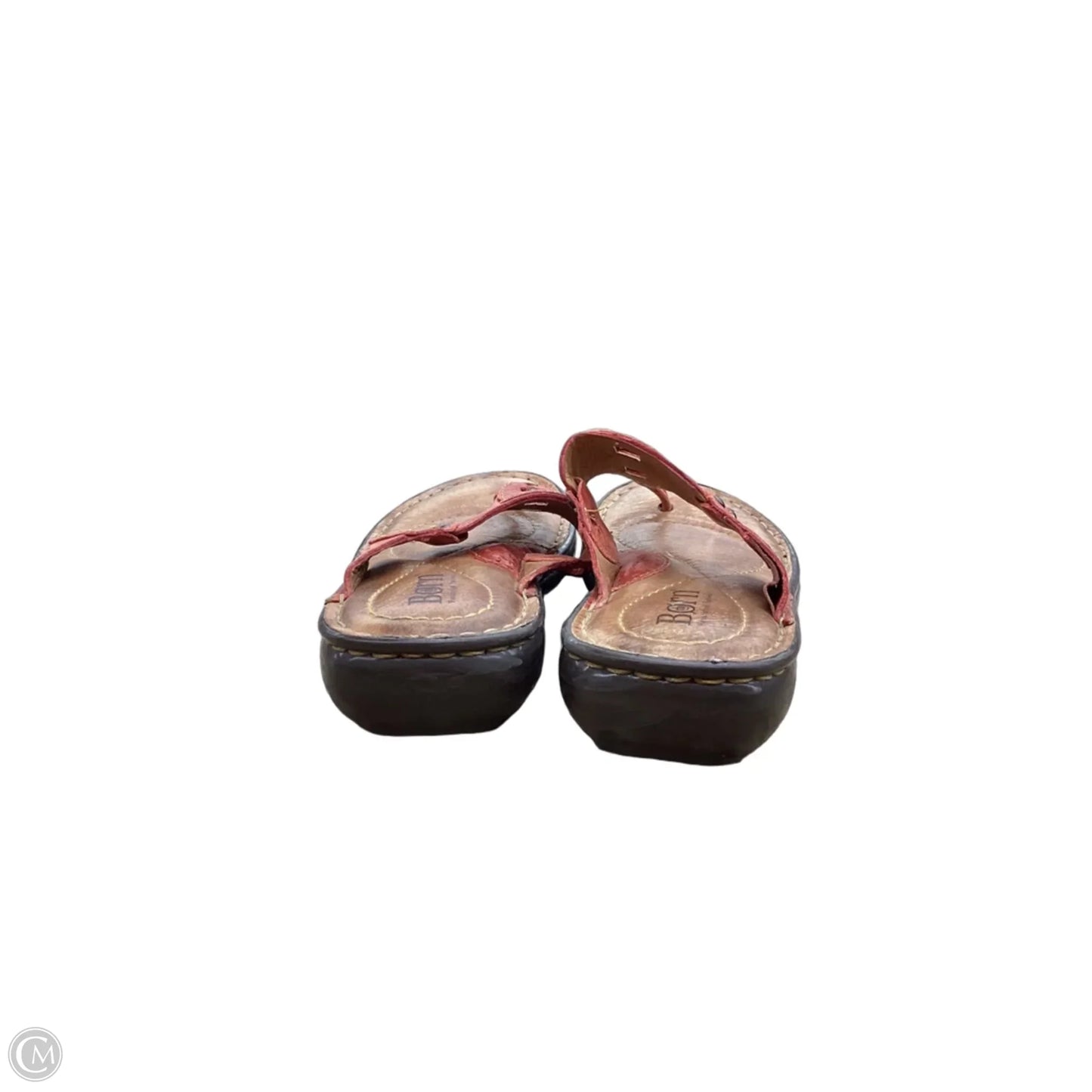 Sandals Flats By Born In Red, Size: 6.5