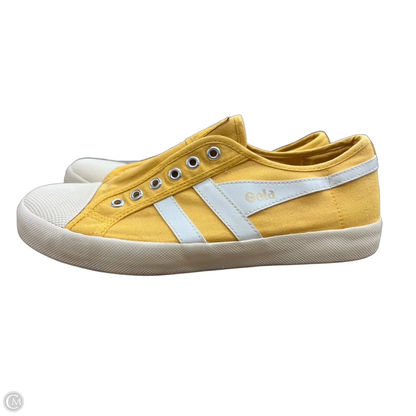 Shoes Sneakers By Gola In Yellow, Size: 10