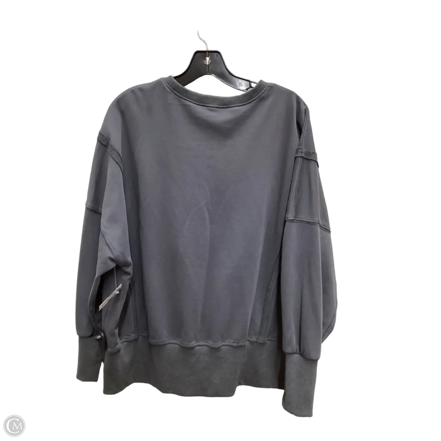 Top Long Sleeve By Clothes Mentor In Grey, Size: L