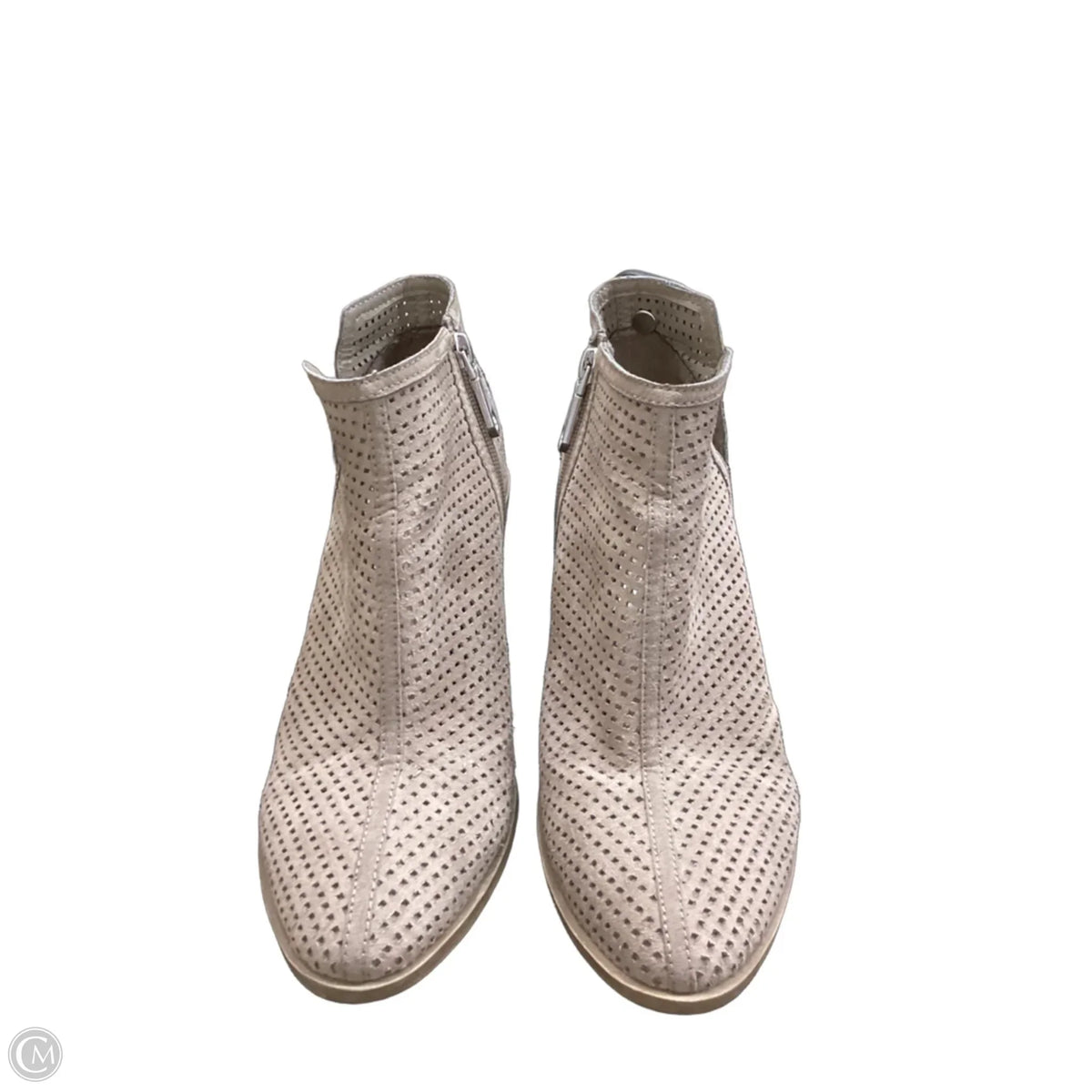 Boots Ankle Heels By Dv In Tan, Size: 9