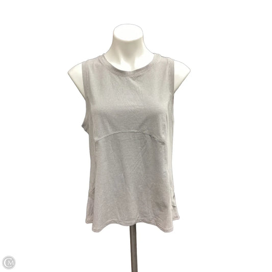 Athletic Tank Top By Spyder In Grey, Size: L