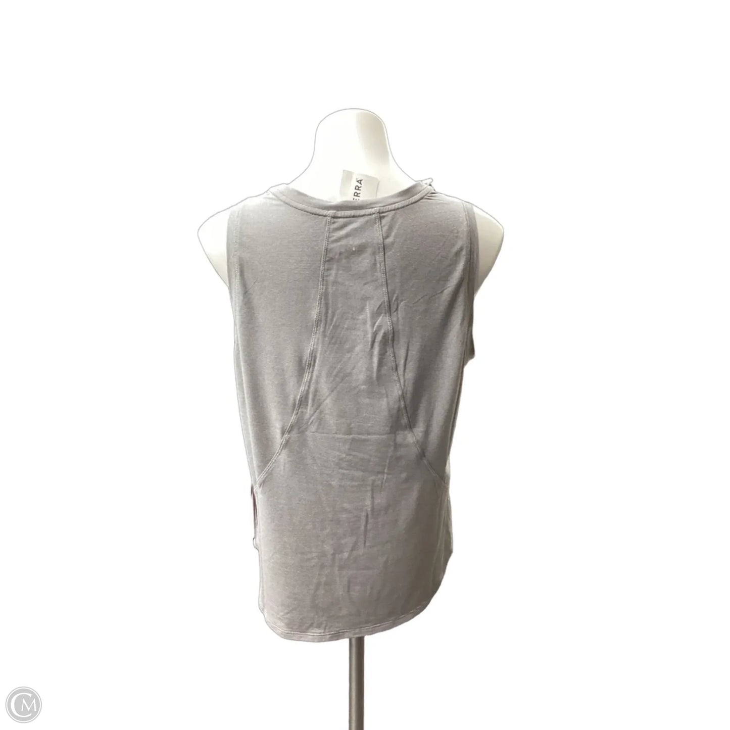 Athletic Tank Top By Spyder In Grey, Size: L