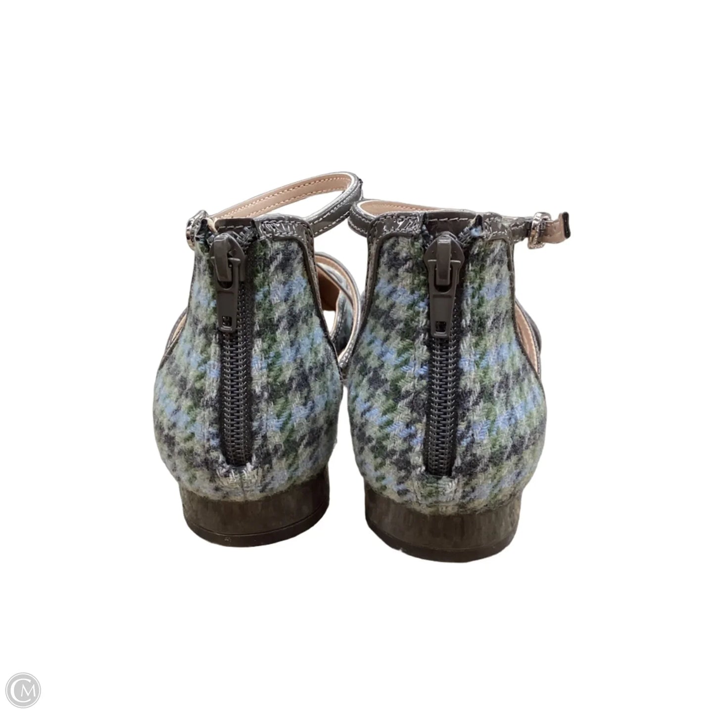 Shoes Flats By Kelly And Katie In Plaid Pattern, Size: 7.5