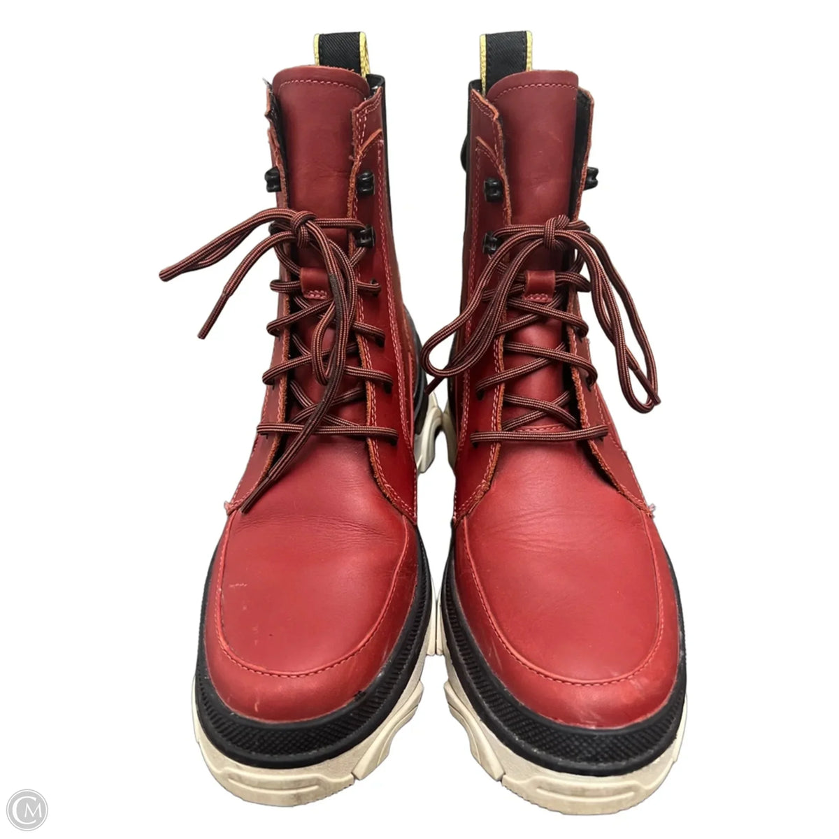 Boots Leather By Sorel In Red, Size: 8