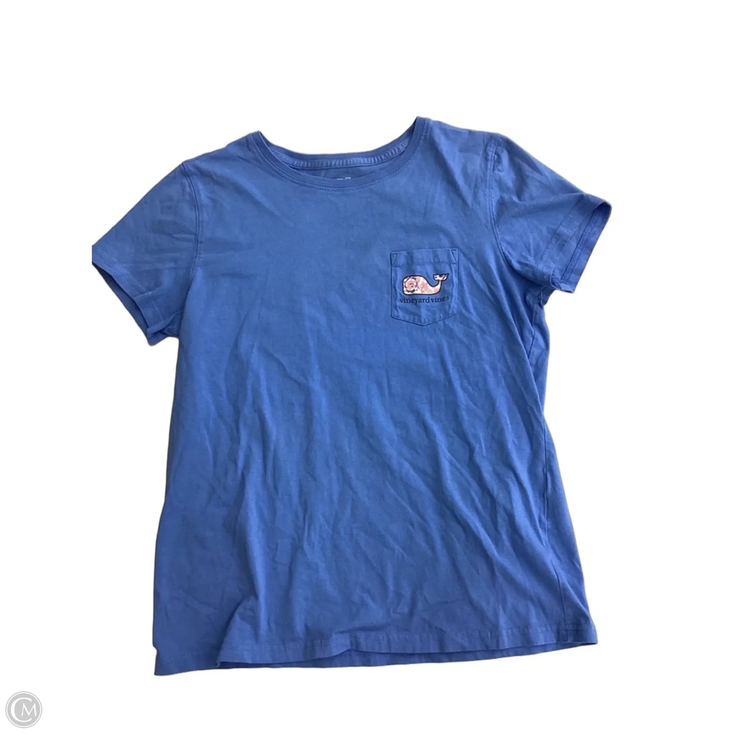 Top Short Sleeve By Vineyard Vines In Blue, Size: M