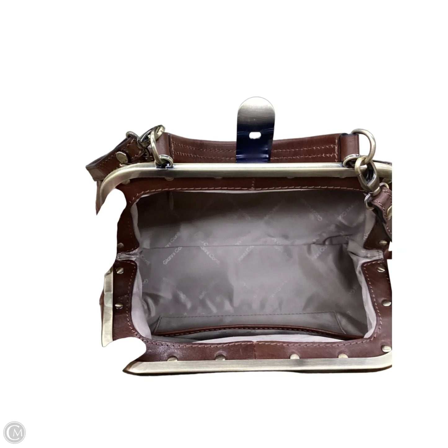 Handbag Leather By Clothes Mentor, Size: Medium