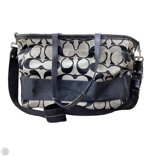 Diaper Bag Designer By Coach, Size: Large