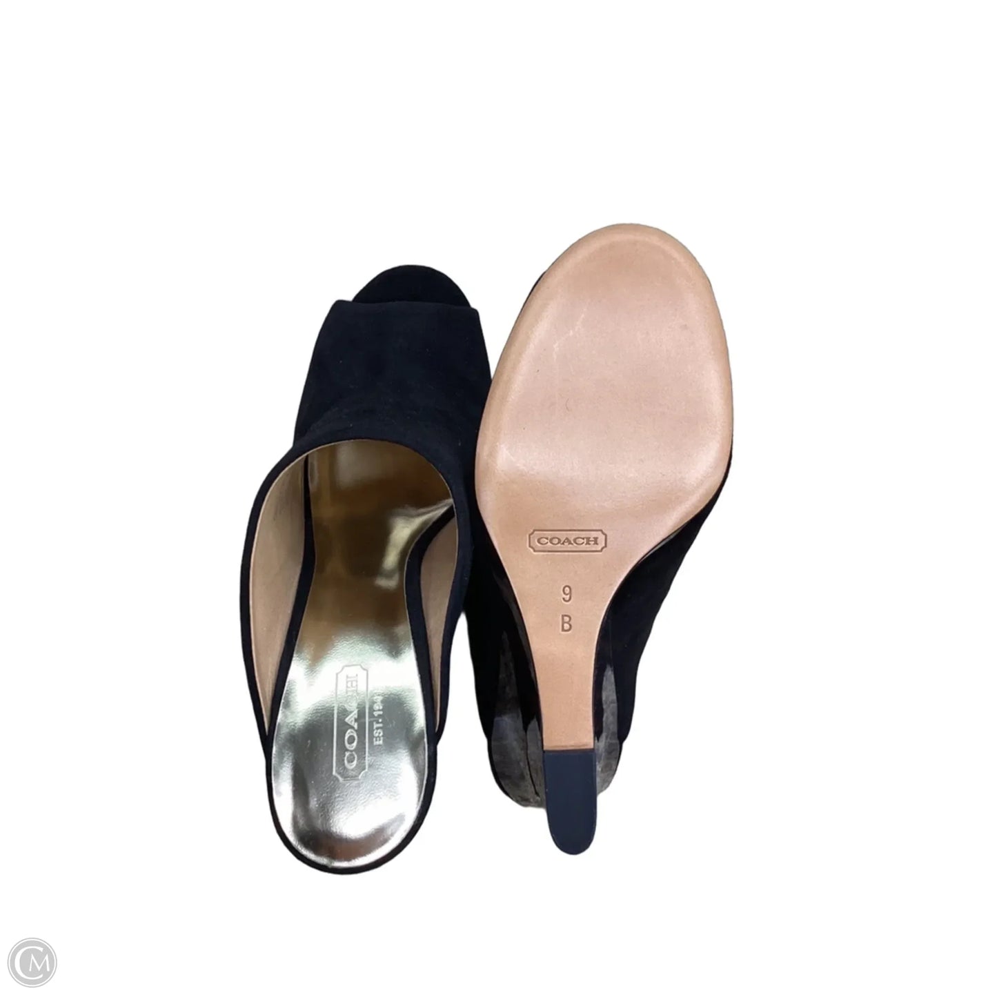 Shoes Designer By Coach In Black & Brown, Size: 9
