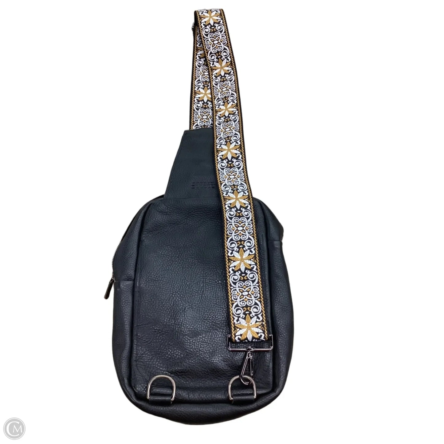 Crossbody Leather By Clothes Mentor, Size: Large
