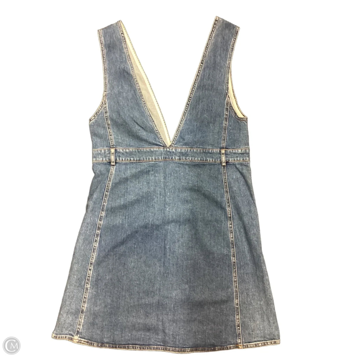 Dress Designer By See By Chloe In Blue Denim, Size: M