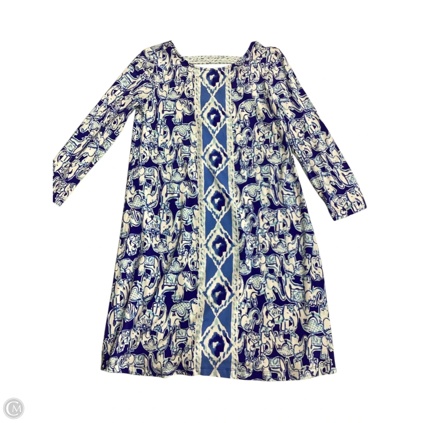 Dress Designer By Lilly Pulitzer In Blue & White, Size: Xs