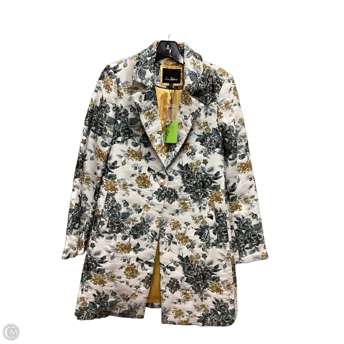 Blazer By Sam Edelman In Green & Yellow, Size: S