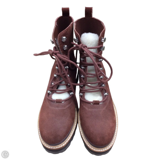 Boots Leather By Marc Fisher In Brown, Size: 7