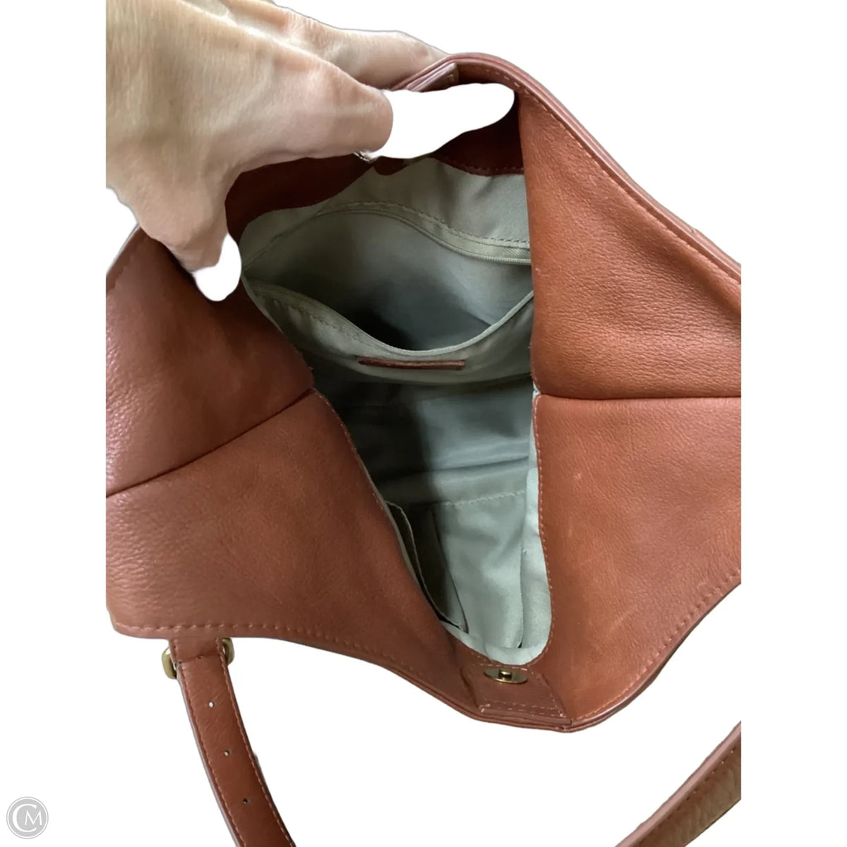 Handbag Leather By American Leather Co, Size: Medium