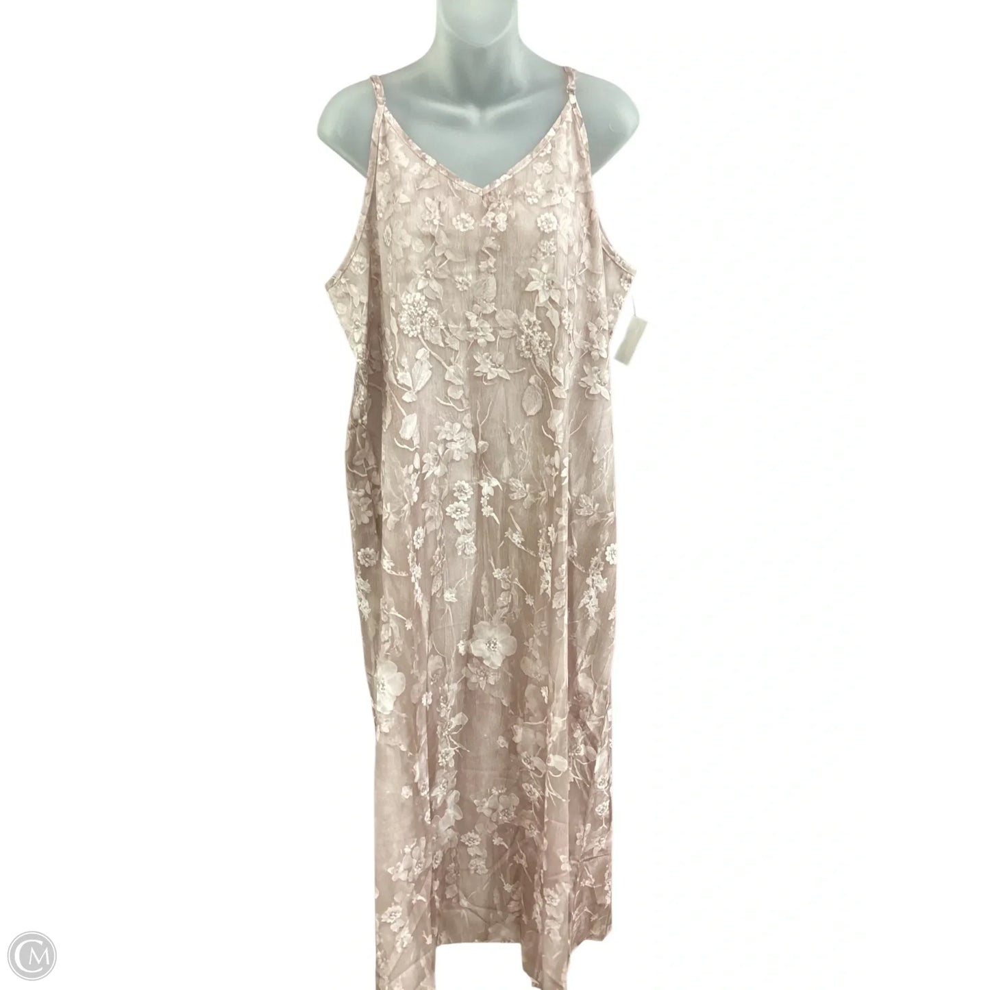 Dress Set 2pc By Clothes Mentor In Mauve, Size: 2x