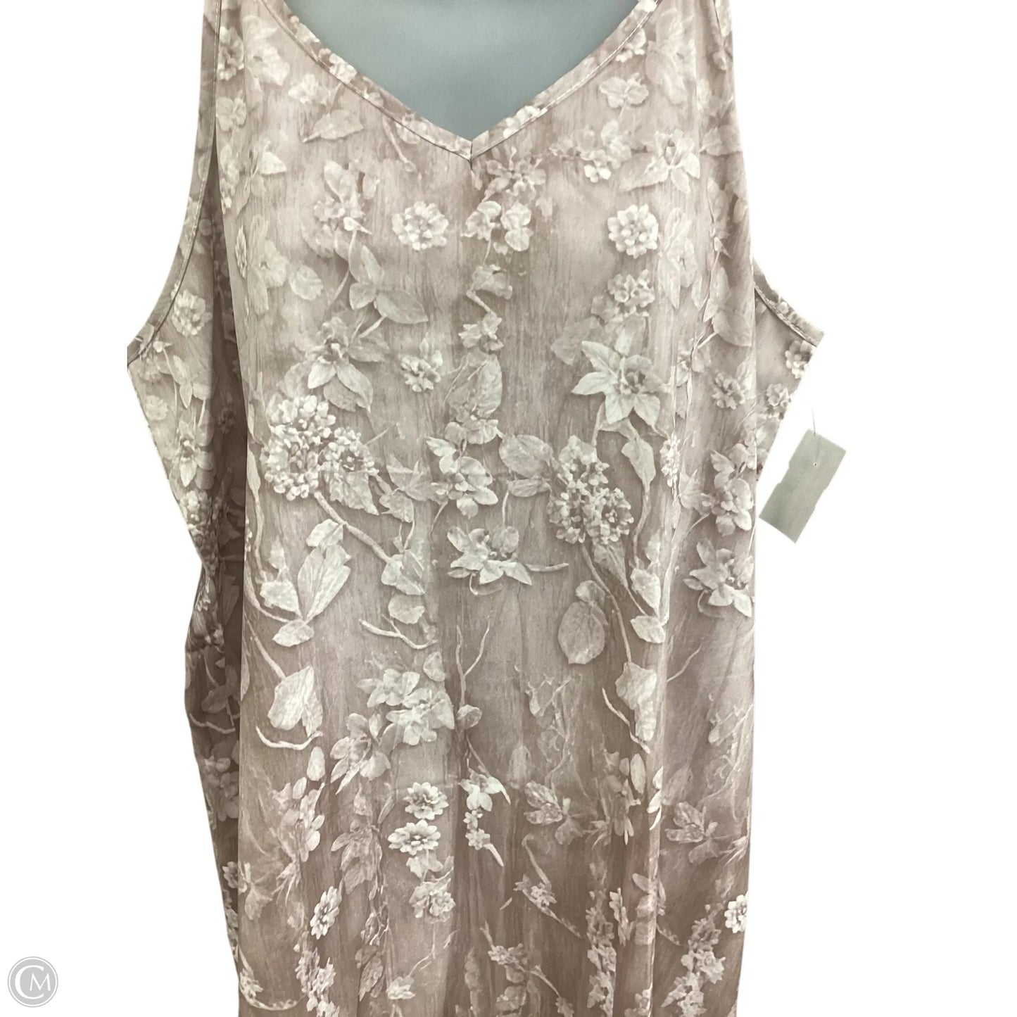 Dress Set 2pc By Clothes Mentor In Mauve, Size: 2x
