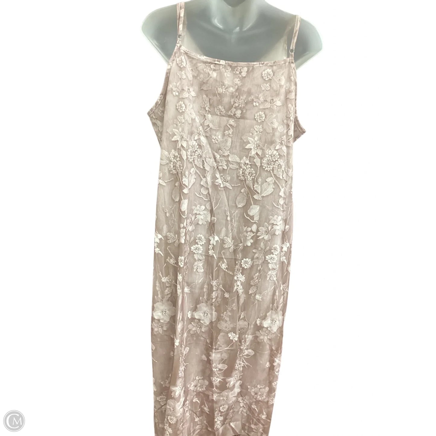 Dress Set 2pc By Clothes Mentor In Mauve, Size: 2x
