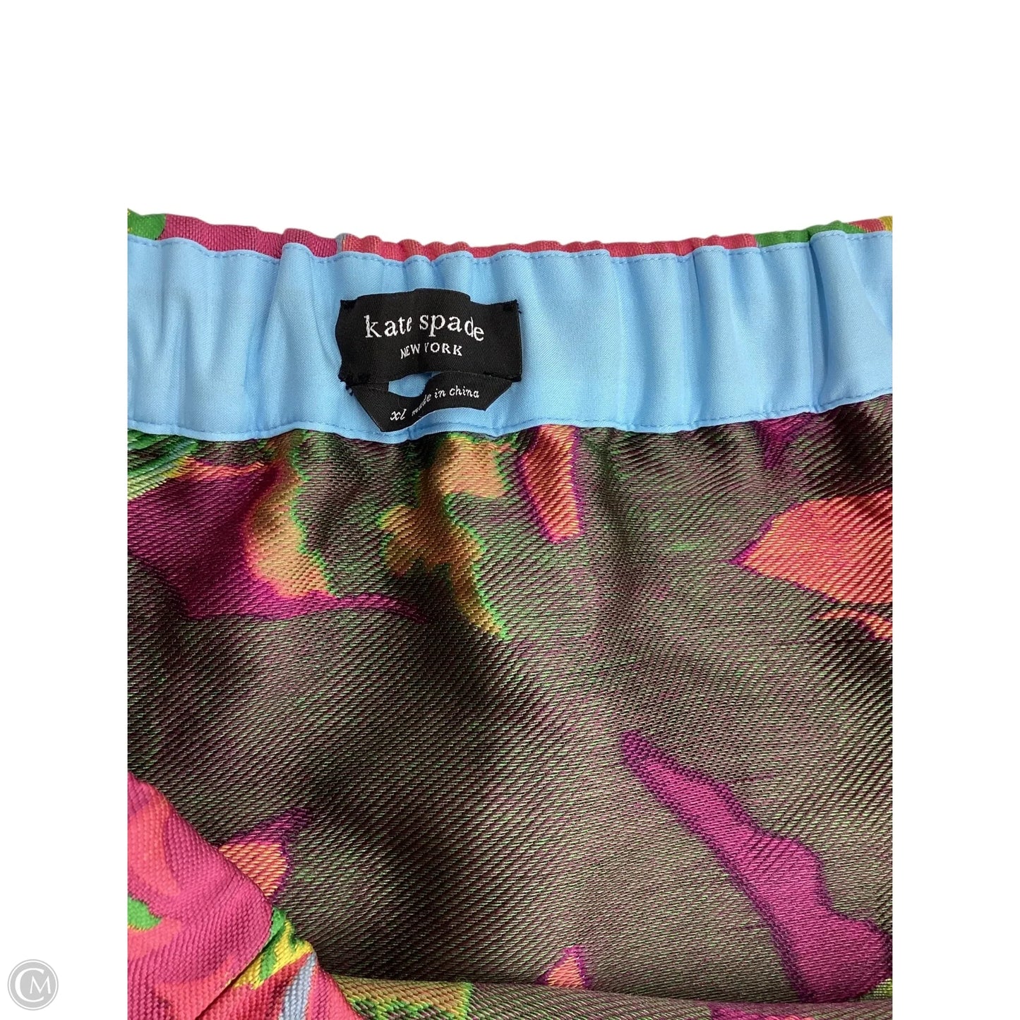 Skirt Designer By Kate Spade In Floral Print, Size: Xl