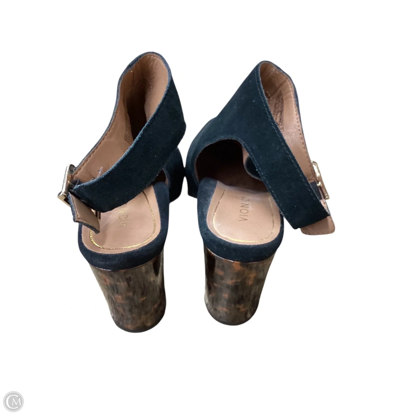 Shoes Heels Block By Vionic In Black & Brown, Size: 10