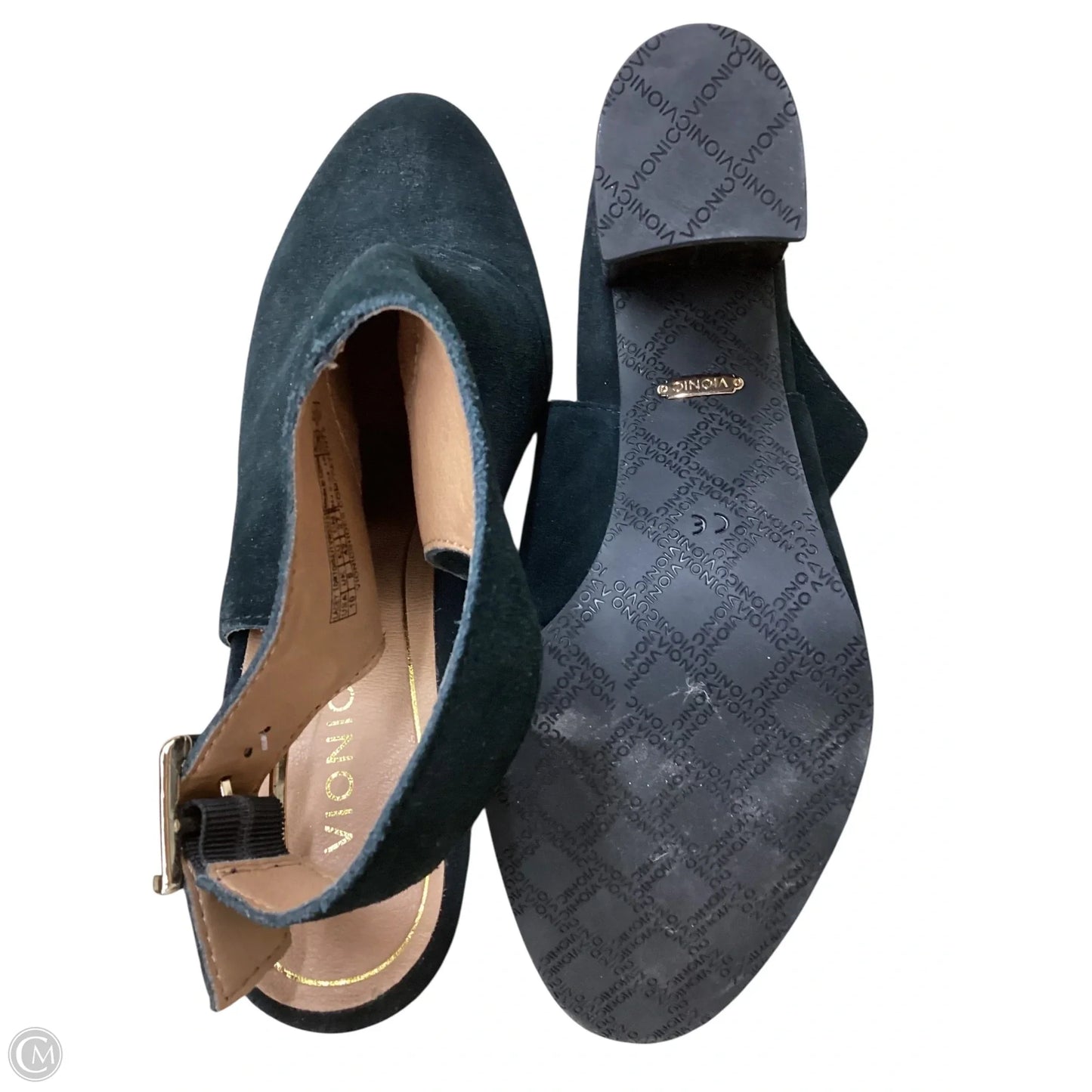 Shoes Heels Block By Vionic In Black & Brown, Size: 10