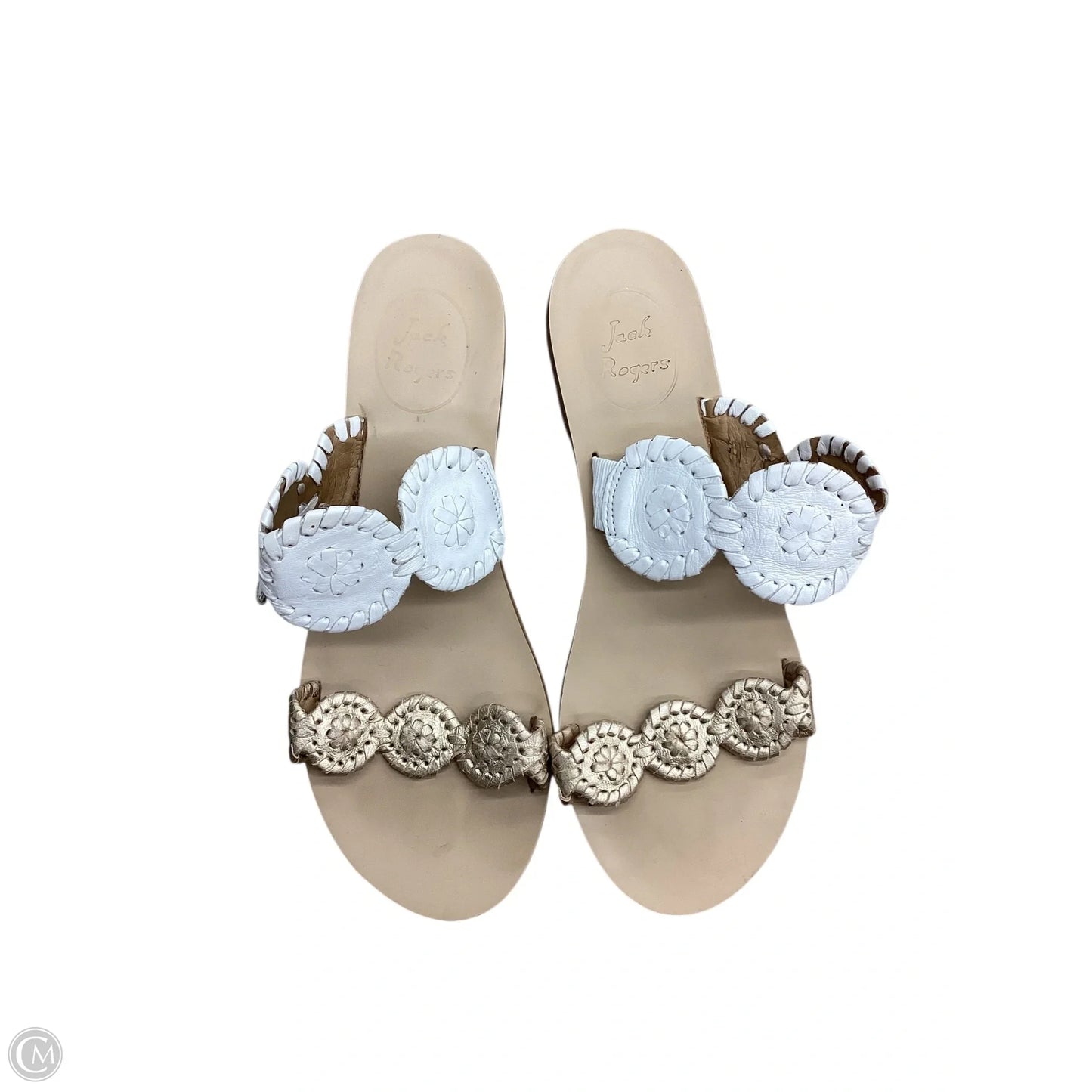 Sandals Flats By Jack Rogers In Beige, Size: 8