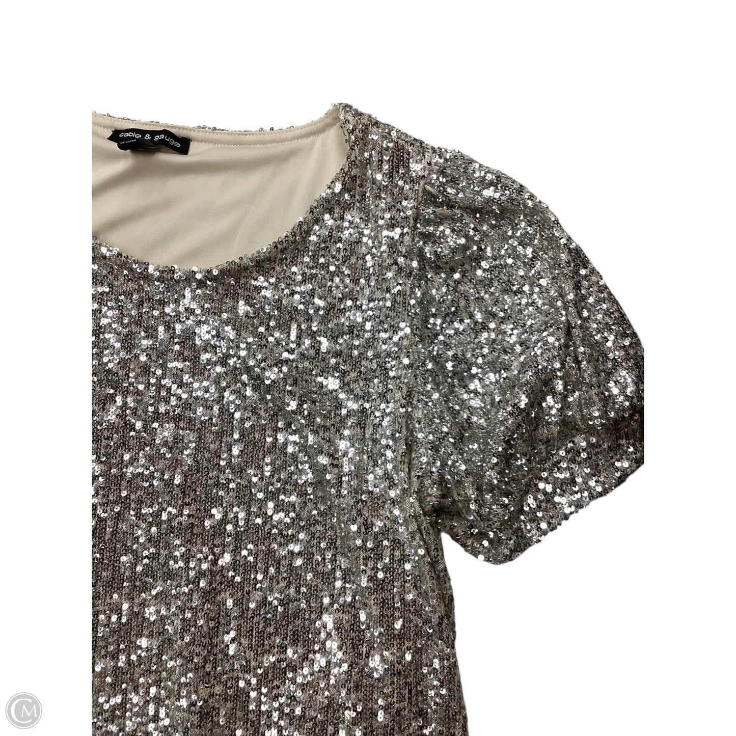 Dress Casual Short By Cable And Gauge In Silver, Size: L