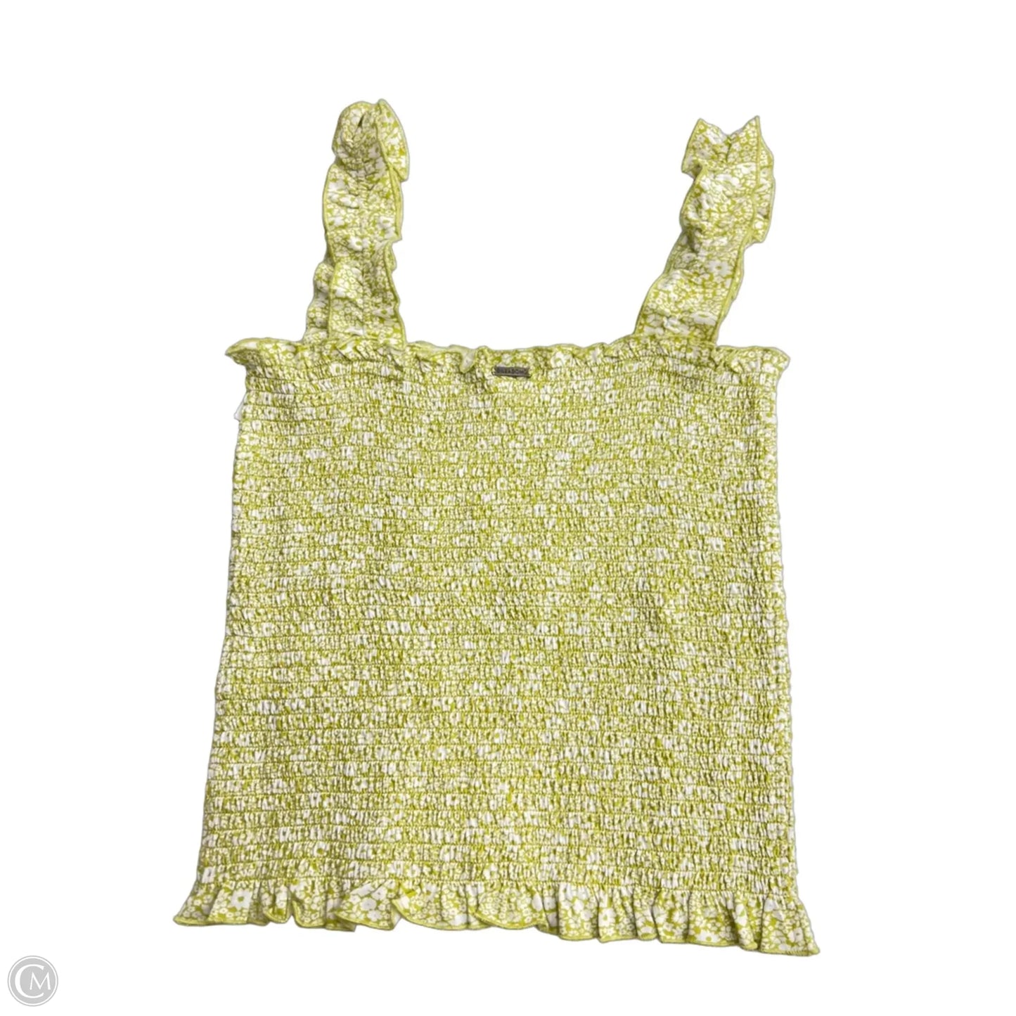 Top Sleeveless By Billabong In Green, Size: L