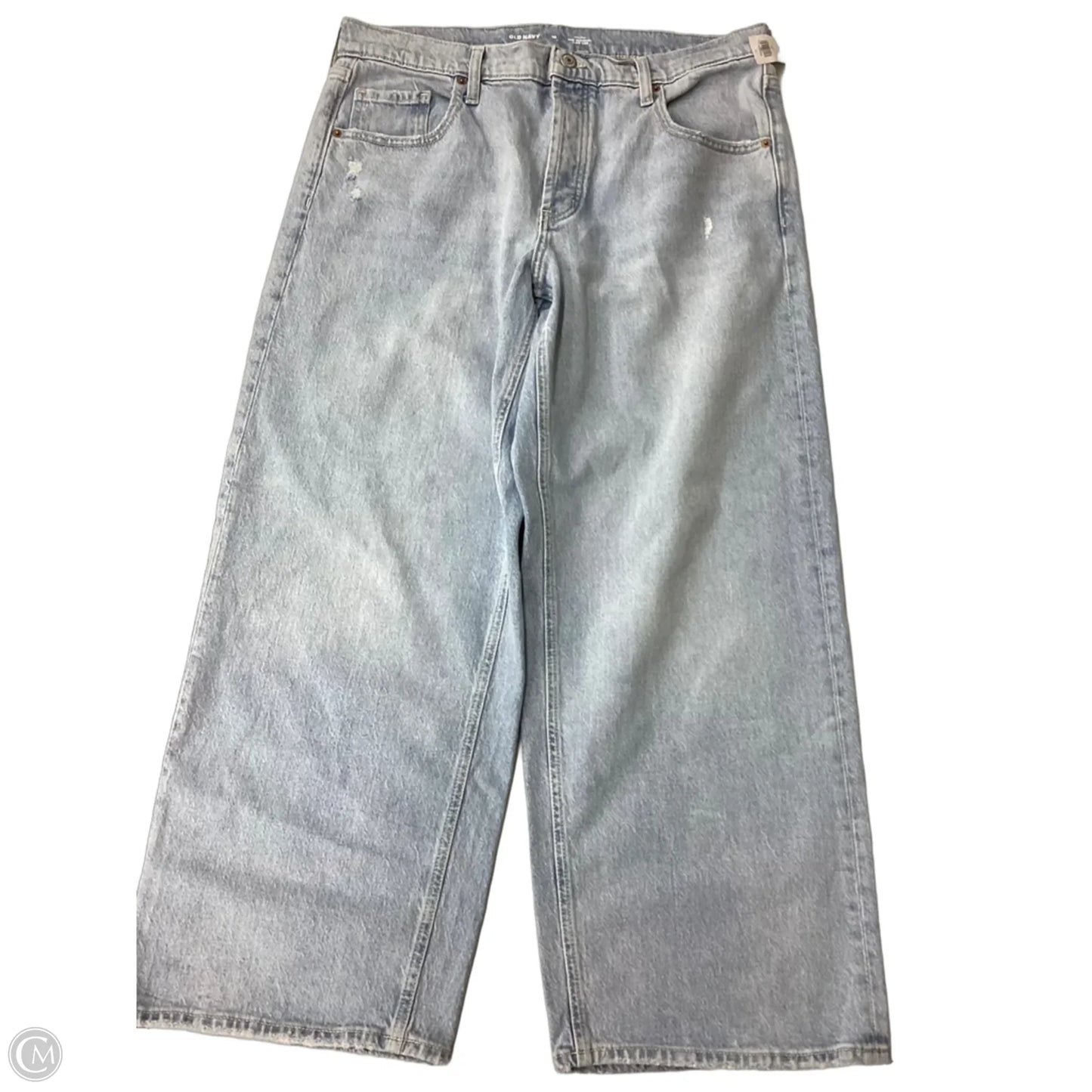 Jeans Wide Leg By Old Navy In Blue, Size: 10