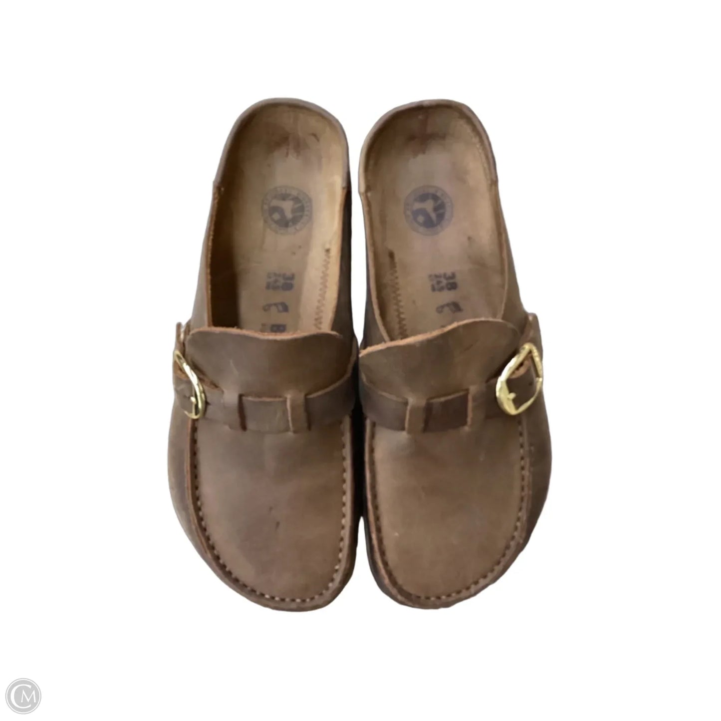 Shoes Flats By Birkenstock In Tan, Size: 8
