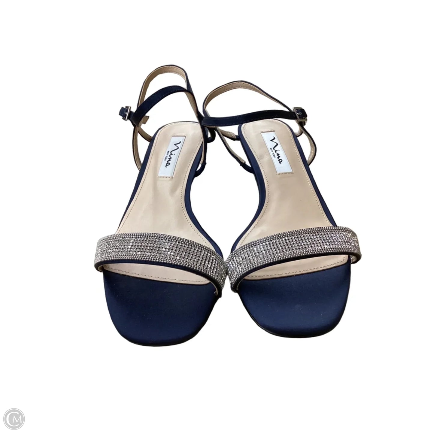 Shoes Heels Wedge By Nina In Blue, Size: 8