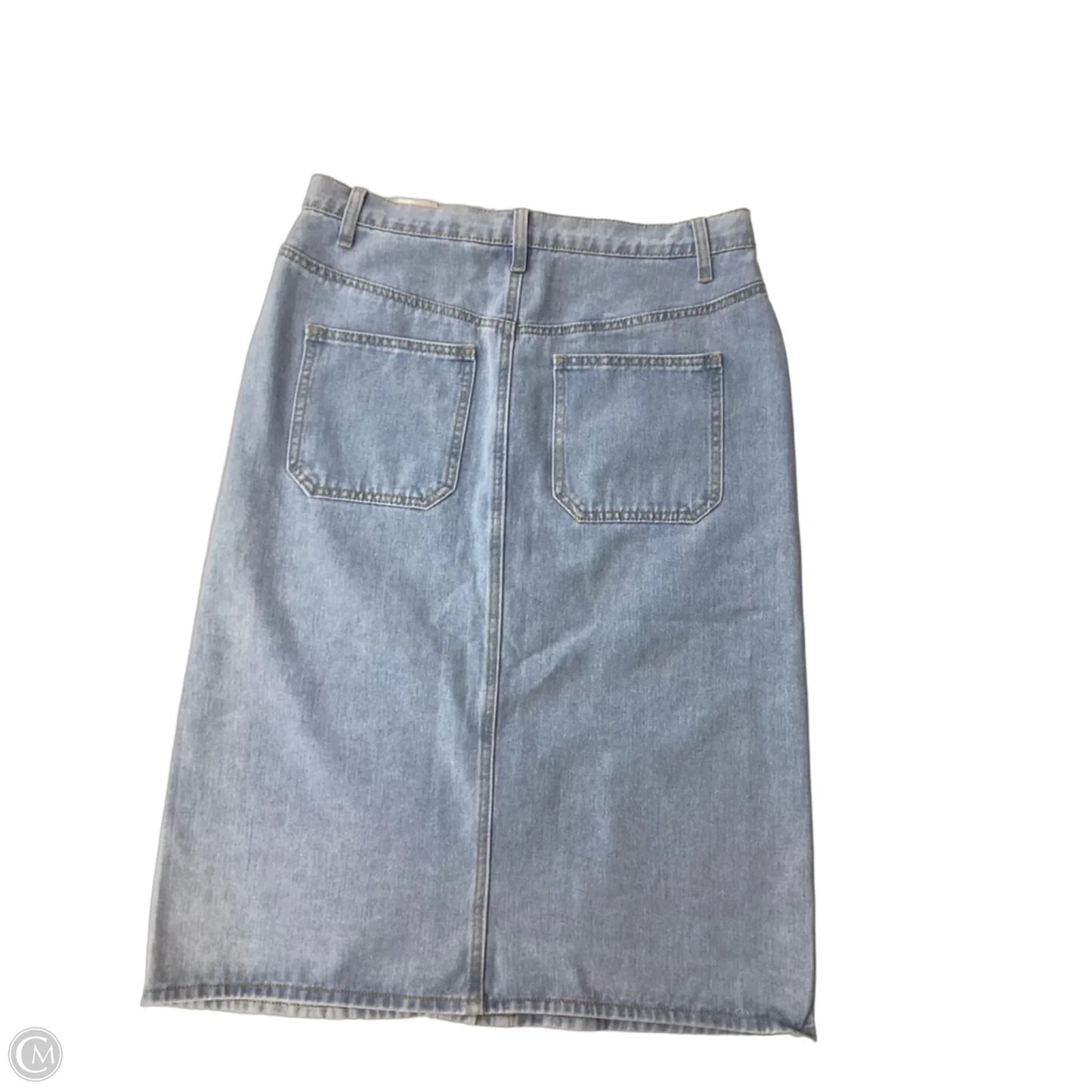 Skirt Midi By Happily Grey In Blue Denim, Size: 6