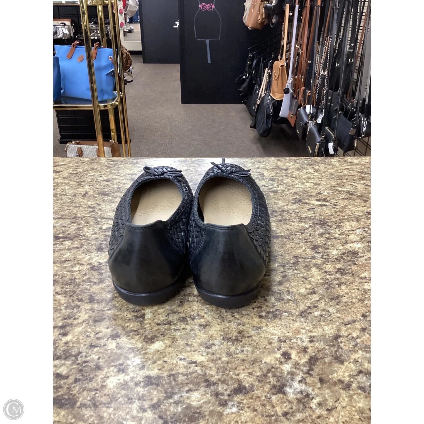 Shoes Flats By Clothes Mentor In Black, Size: 9