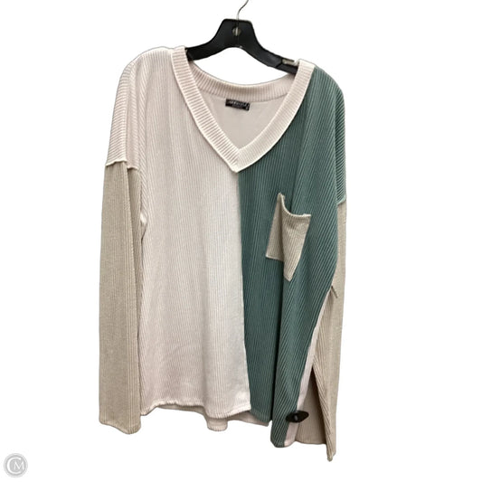 Blouse Long Sleeve By Heimish Usa In Multi-colored, Size: 3x